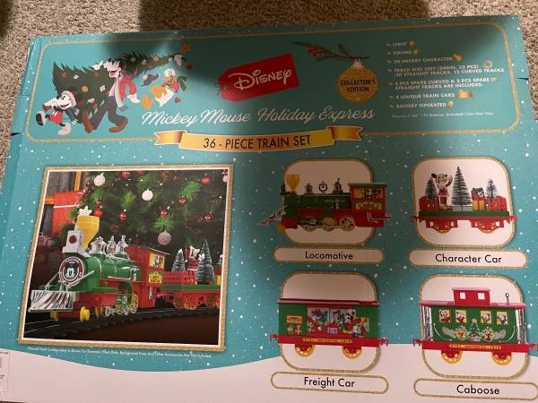 Christmas Mickey Mouse Train 1