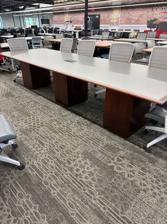 12' Conference Table with Power Unit 1