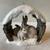 1st in series Snowshoe Rabbits in Winter Christmas holiday, nature art 5 thumbnail