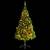 vidaXL - Artificial Pre-lit Christmas Tree with Baubles Green 7 ft 3 thumbnail