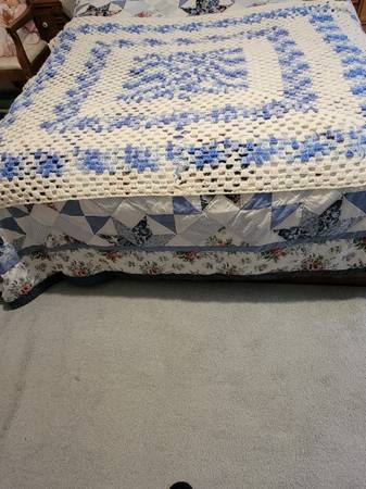 2- CROCHETED PRETTY BLANKETS 1