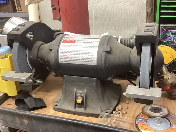 Dayton heavy duty 10” bench grinder 1