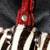 New Designer Real Leather Rhinestones Zebra Look Women's HandBag Purse 5 thumbnail
