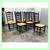 French Provincial Style Ladderback Dining Chairs, Set Of Eight 12 thumbnail