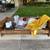 Curb alert - solid wood desk, wood sofa, curtains 2 thumbnail