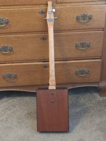 #156 3 String Guitar Hardwood Hand made - $220 (santa rosa)63470639160577121