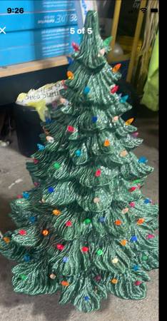 Vintage ceramic tree 1