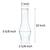 Brand New (Pack of 3) Handblown clear glass chimney 10"x2-5/8" (OBO) 2 thumbnail
