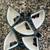 5 Porcelain Fan Shaped Japanese Soy dished Marked 7 thumbnail