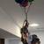 Paper Mache Clown Hanging From Balloon Made In Mexico Clown, As shown. 2 thumbnail