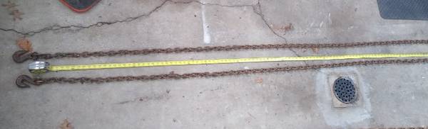 5/16" x 18 foot Chain w/Hooks 1