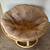 Vintage Papasan Rattan Round Lounge Chair 46” Diameter 1 thumbnail