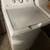 G&E electric top load washer and front load dryer in white 1 thumbnail