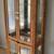 Bamboo glass cabinet curio 1 thumbnail
