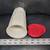2013 Starbucks Coffee Mug Geometric Faceted White Ceramic Tumbler with Red Lid 17 thumbnail
