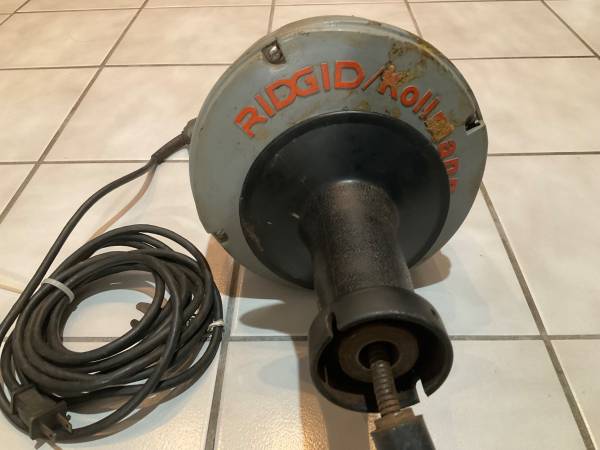 Ridgid drain cleaning machine 1