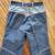 Original Vintage 1970's flared Studded Jeans 6 thumbnail