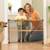 Safety 1st Bamboo Baby Gate for Doorways, No Drill Gate with Door, Dog 1 thumbnail