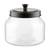 Glass Canister with Matte Black Lid 1.6qt 1 thumbnail