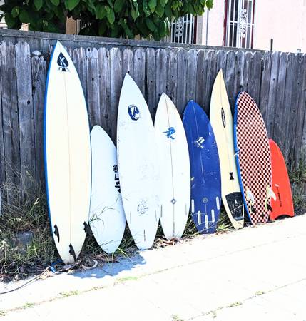 Surfboard decor props surfboards longboards fins and more 1