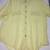 Living Doll Los Angeles (Size MEDIUM) Yellow Button-Up Blouse Sheer E1 3 thumbnail