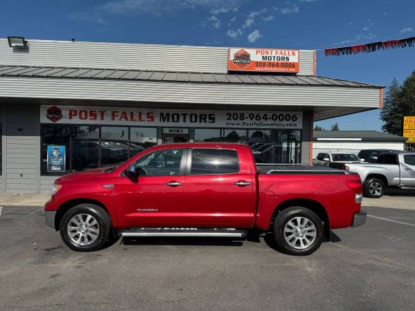 POST FALLS MOTORS. COM 2012 Toyota Tundra CrewMax Limited Pickup 4D 5 1