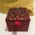 Floral Print Beaded Trinket Square Box 1 thumbnail