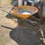 wheel barrow with steel wheel = yard ART and still works 2 thumbnail