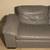 Grey Leather Loveseat Sofa 4 thumbnail