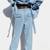 Zara HIGH RISE Z1975 DRAWSTRING JOGGER JEANS NEW W/ TAGS 6 thumbnail
