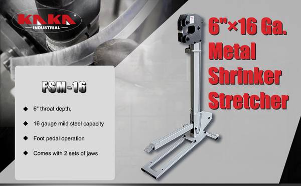 FSM-16 Shrinker Stretcher,16 Gauge Mild Steel Capacity 1