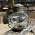 Authentic vintage Hand Blown glass & Brass Onion Lamp 2 thumbnail