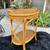 Boho Chic Bamboo Rattan Bar Serving Removable Tray Cart 3 thumbnail