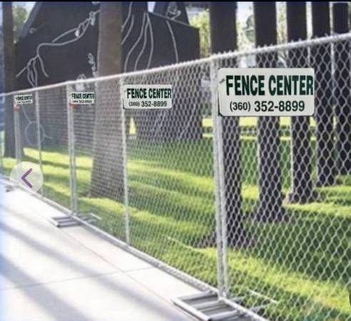 NEW TEMPORARY FENCE CHAINLINK PRE BUILT CONSTRUCTION SITE DELIVERY 1