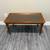 Wooden Coffee Table with Leather & Glass Top 5 thumbnail