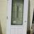 New Exterior Metal 36"x 80" Door Unit w/Decorative 48" Glass-Black Col 2 thumbnail