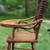 Vintage 40" Solid Oak, Wicker & Caned Seat Child's High-Chair w/Tray 8 thumbnail