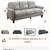 Beautiful Leather Sofa And Chair And Ottoman 11 thumbnail