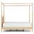 Article Lenia King Canopy Bed - Oak 9 thumbnail