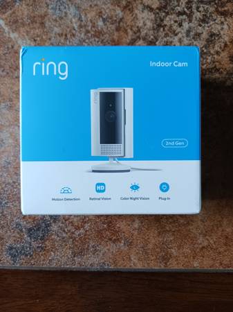 Ring 2nd Gen Plug-In Indoor Camera 1080p HD - New 1