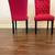 Red linen multi purpose chairs 3 thumbnail