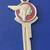Vintage car key blank. Pontiac Silver Streak. 1 thumbnail