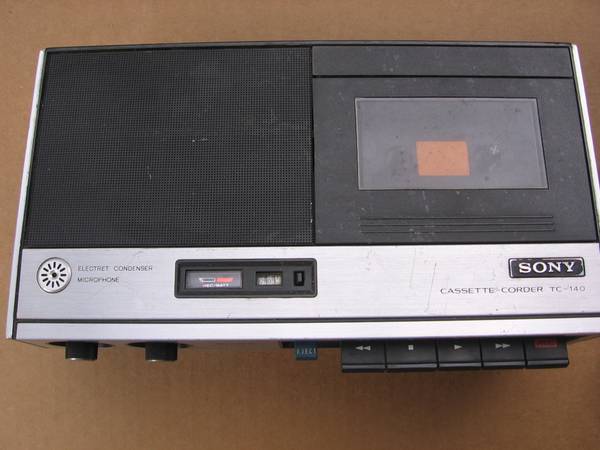 SONY Recorder Cassette Tape Player - Vintage 1