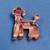 Vintage Textured Nemo Poodle Dog Brooch (circa late 50’s) 2 thumbnail