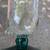 Large Blenko Crackle Glass Vase Vintage 3 thumbnail