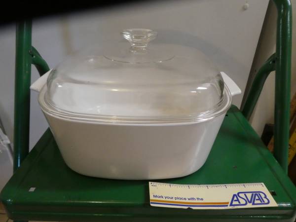 Vintage Corning Ware 5-liter Dutch Oven and Grab-it Bowls with covers 1