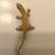 14K Yellow GOLD Gecko Pin 2 thumbnail