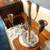 Solid heavy  silver plated Mid Century Mod candelabra 5 thumbnail