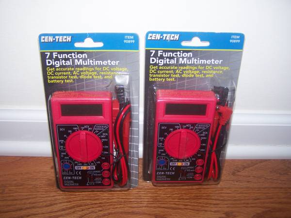 Cen - Tech 7 Function Digital Multimeter 1