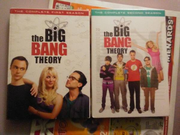 The Big Bang Theory Season 1 and 2 DVD's 1